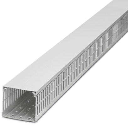 Phoenix Contact Narrow Slot Duct; CD 40X60 WH; 40mm Width; 60mm Height; White; 2m Length; w/out Cover